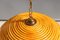 Dome Pendant Lamps in Curved Bamboo & Reed, 1960s, Set of 2, Image 6