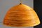 Dome Pendant Lamps in Curved Bamboo & Reed, 1960s, Set of 2 7