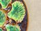 20th Century Majolica Green Oyster Plate, Image 2