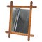 Französischer Spiegel in Bambus Optik, 19. Jh 1