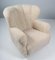 Lambskin Model 1518 Lounge Chair from Fritz Hansen, Denmark, 1940s, Image 2