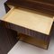 Poliform Wood & Leather Desk with Storage Units, Set of 3 9