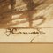 Francesco Camarda, Zwei Schwestern, spätes 19. oder frühes 20. Jahrhundert, Aquarell und Bleistift auf Papier, gerahmt 5