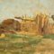 Adolfo Tommasi, Paesaggio con figura, fine XIX o inizio XX secolo, olio su tavola, in cornice, Immagine 4