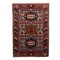 Russischer Shirvan Teppich aus Baumwolle & Wolle 1