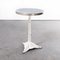 French Zinc Top Bistro Gueridon Table, 1940s 1