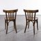 Bentwood Dining Chairs with Patterned Seat from Fischel, 1940s, Set of 2 6