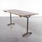 French Rectangular Cast Base Dining Table, 1950s 9