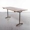 French Rectangular Cast Base Dining Table, 1950s, Image 9