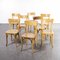 Luterma Blonde Beech Bentwood Dining Chairs, 1960s, Set of 8 5