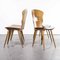 French Baumann Light Oak Gentiane Dining Chairs, 1950s, Set of 6 3