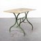 French Rectangular Forged Metal Dining Table, 1950s 7