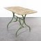 French Rectangular Forged Metal Dining Table, 1950s 5