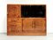 Aparador delgado Art Déco de madera nudosa de nogal, años 30, Imagen 11