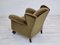 Vintage Danish Velvet and Oak Relax Armchair, 1950s 16