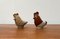 Mid-Century Finnish Ceramic Chicken Bird Flutes from Kermansavi Oy, 1960s, Set of 2 1