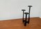 Mid-Century Brutalist Wrought Iron Candleholder, 1960s, Image 4