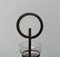 Mid-Century Danish Metal and Glass Candleholder, 1960s 6