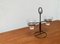 Mid-Century Danish Metal and Glass Candleholder, 1960s 10