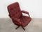 Danish Leather Swivel Armchair, 1970s, Image 8