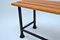 Vintage Walnut Bench, 1960s, Image 12