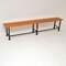 Vintage Walnut Bench, 1960s, Image 2