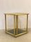 Vintage Brass Side Tables, 1970s, Set of 2 3