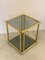 Tables d'Appoint Vintage en Laiton, 1970s, Set de 2 7