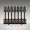 Antique Architectural Gothic Cast Iron Panel on Stand, 1880s 10