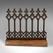 Antique Architectural Gothic Cast Iron Panel on Stand, 1880s, Image 5