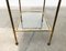 Mid-Century Hollywood Regency Style Brass Fake Bamboo Tray Serving Cart or Side Table, 1960s, Image 5