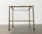 Mid-Century Hollywood Regency Style Brass Fake Bamboo Tray Serving Cart or Side Table, 1960s, Image 15
