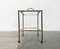 Mid-Century Hollywood Regency Style Brass Fake Bamboo Tray Serving Cart or Side Table, 1960s 16