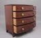 19th Century Mahogany Bowfront Chest of Drawers 8