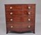 19th Century Mahogany Bowfront Chest of Drawers 1