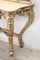 Carved and Gilded Wood Console Table with Mirror, 1930s, Image 6