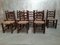 Dining Chairs in the Style of Charles Dudouyt, 1940s, Set of 8 7