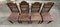 Handgefertigte indonesische Woodend Stühle, 4er Set 2