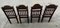 Handcrafted Indonesian Woodend Chairs, Set of 4, Image 4