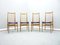 Dining Room Chairs in Cherry Wood from Casala, 1960s, Set of 4 2