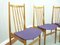 Dining Room Chairs in Cherry Wood from Casala, 1960s, Set of 4 6