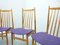 Sedie da pranzo in ciliegio di Casala, anni '60, set di 4, Imagen 4