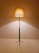 Mid-Century Scandinavian Floor Lamp in Brass and Black Wood from E. Hansson & Co., 1950s 8