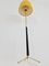 Mid-Century Scandinavian Floor Lamp in Brass and Black Wood from E. Hansson & Co., 1950s 13