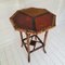 19th Century Victorian Painted Tiger Bamboo Side Table 6