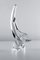 Dolphin Sculpture in Crystal Glass from Daum France, 1960s 2