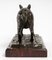 E. Vrillard, Cane da pastore vuole giocare, XIX secolo, scultura in bronzo, Immagine 5