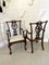 Antique Victorian Carved Mahogany Desk Chairs, Set of 2, Image 3