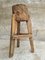 Old Chopping Block Plant Table or Side Table, Image 1