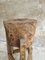 Old Chopping Block Plant Table or Side Table 6